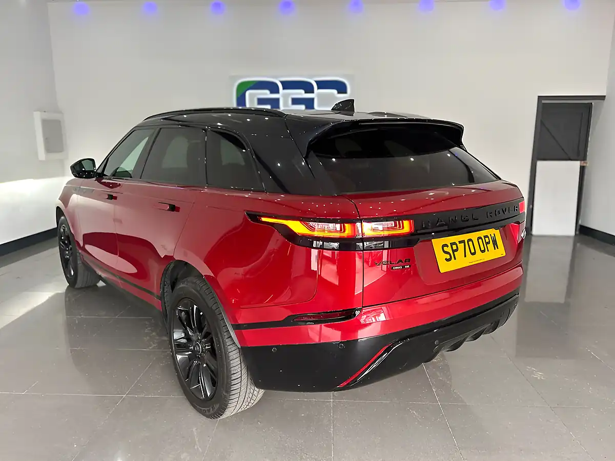 Used 2020 Land Rover Range Rover Velar R-Dynamic Se Red - Interior and Exterior details 4