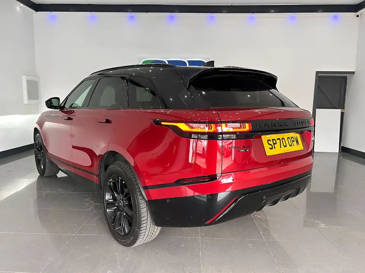 Used 2020 Land Rover Range Rover Velar R-Dynamic Se Red - Interior and Exterior details 9