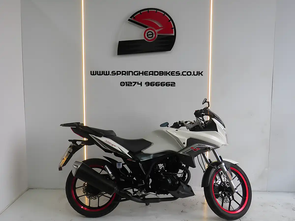 Used 2020 Lexmoto Zsx-F 125 White - Front View
