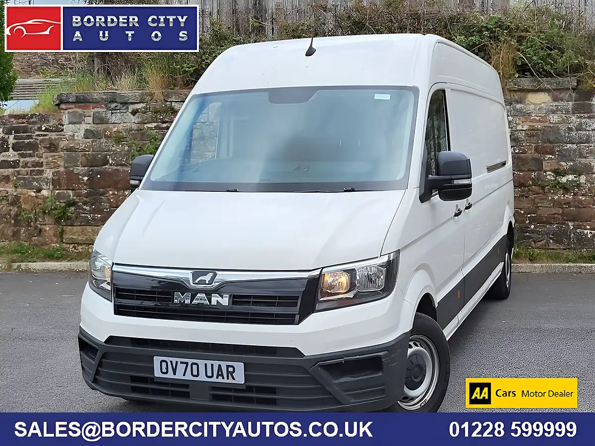 Used 2020 Man Tge Lwb High Roof White - Front View
