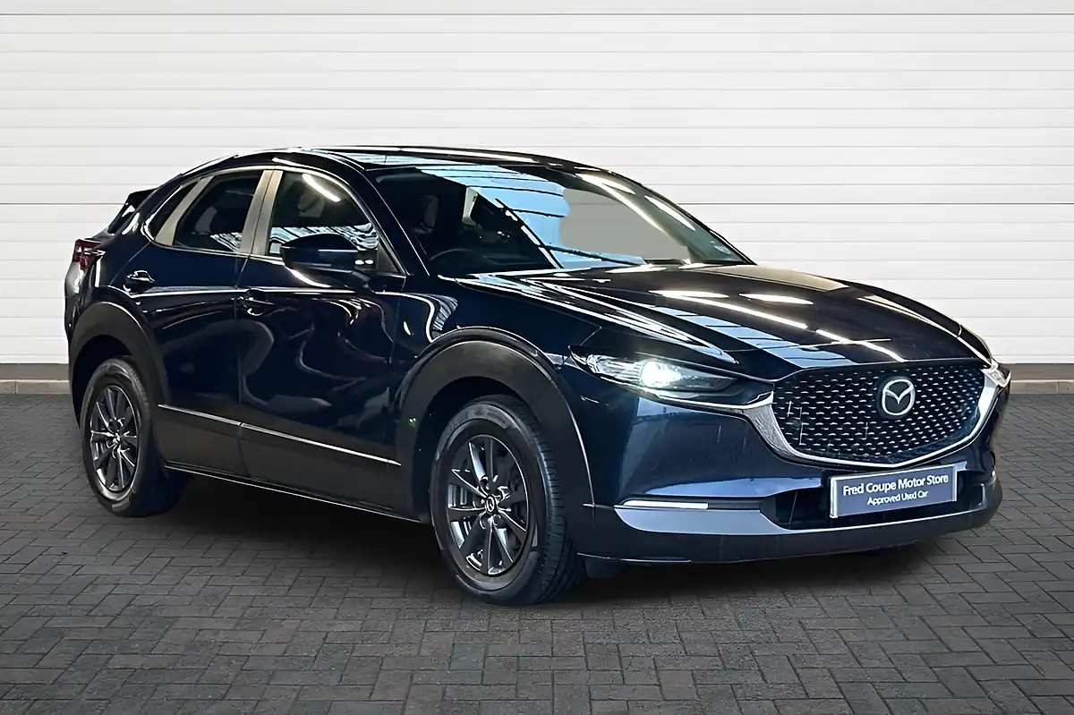 Used 2020 Mazda CX-30 Se-L Lux Blue - Front View