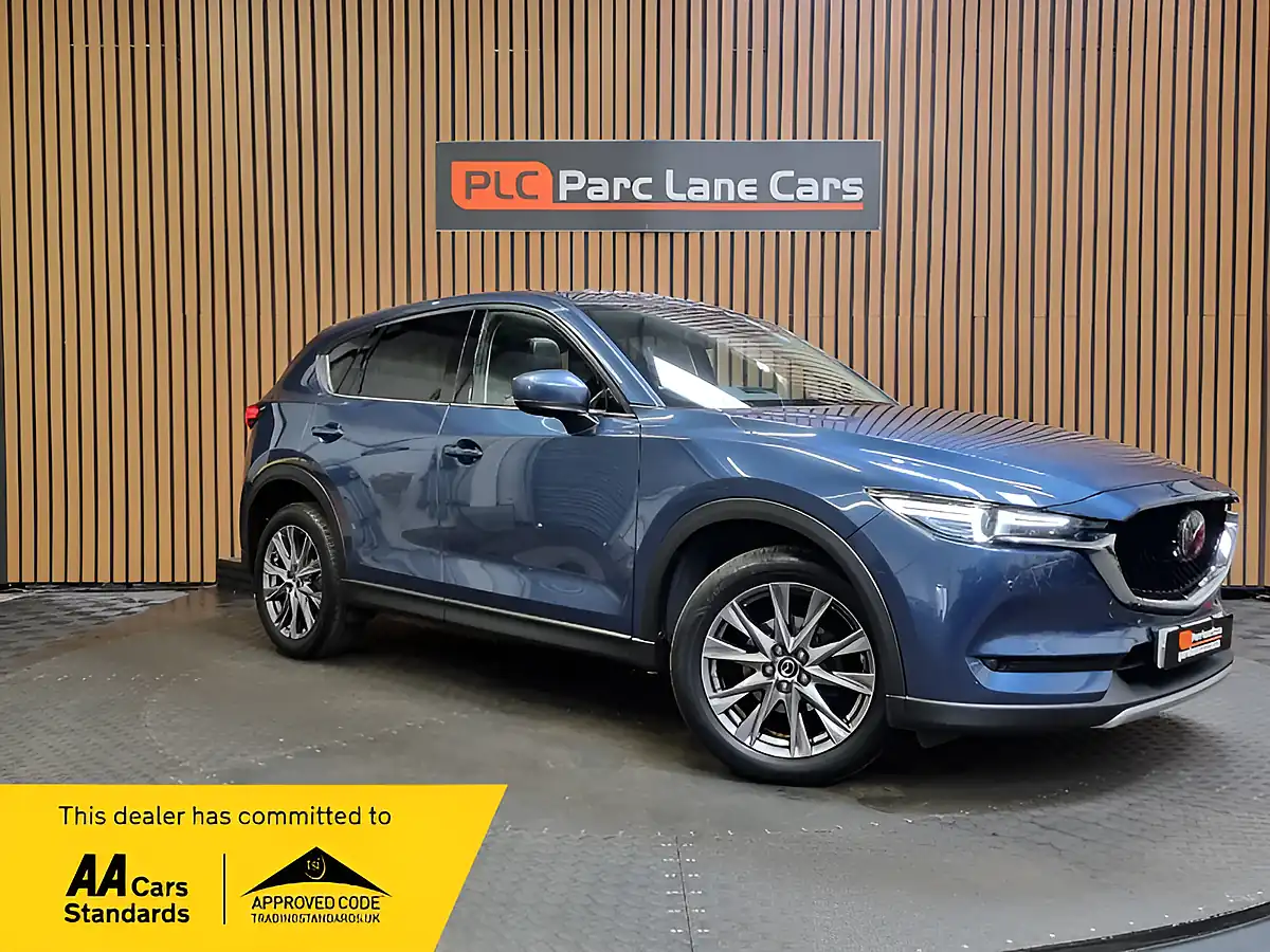 Used 2020 Mazda CX-5 Sport Blue - Front View