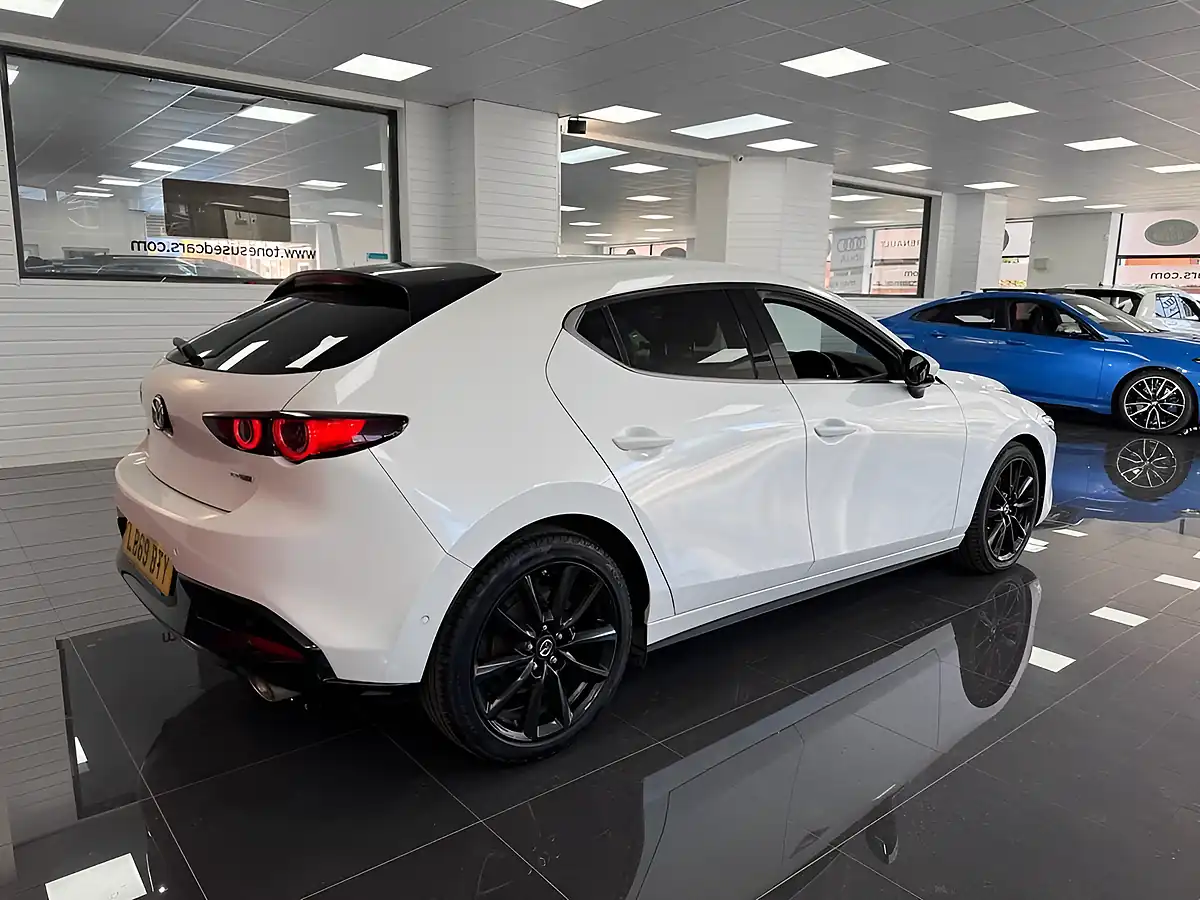 Used 2020 Mazda Mazda3 GT Sport Tech Arctic White - Interior and Exterior details 2