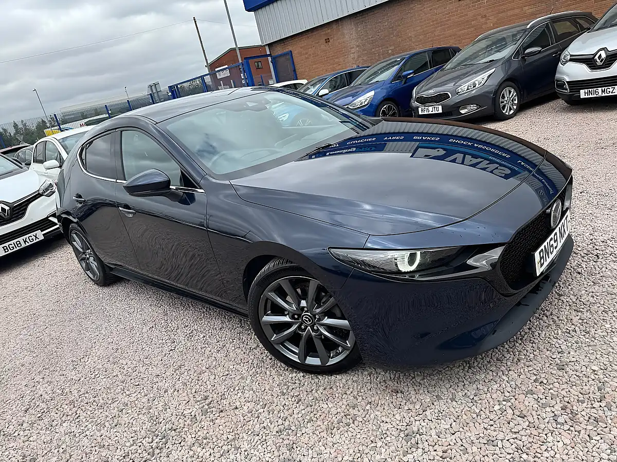 Used 2020 Mazda Mazda3 Sport Lux Blue - Interior and Exterior details 10