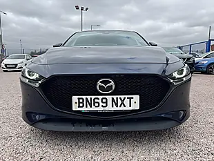 Used 2020 Mazda Mazda3 Sport Lux Blue - Interior and Exterior details 11