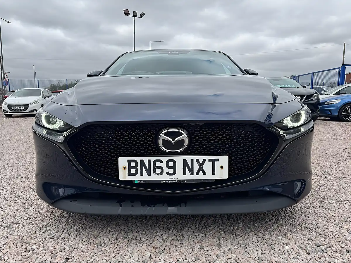 Used 2020 Mazda Mazda3 Sport Lux Blue - Interior and Exterior details 11