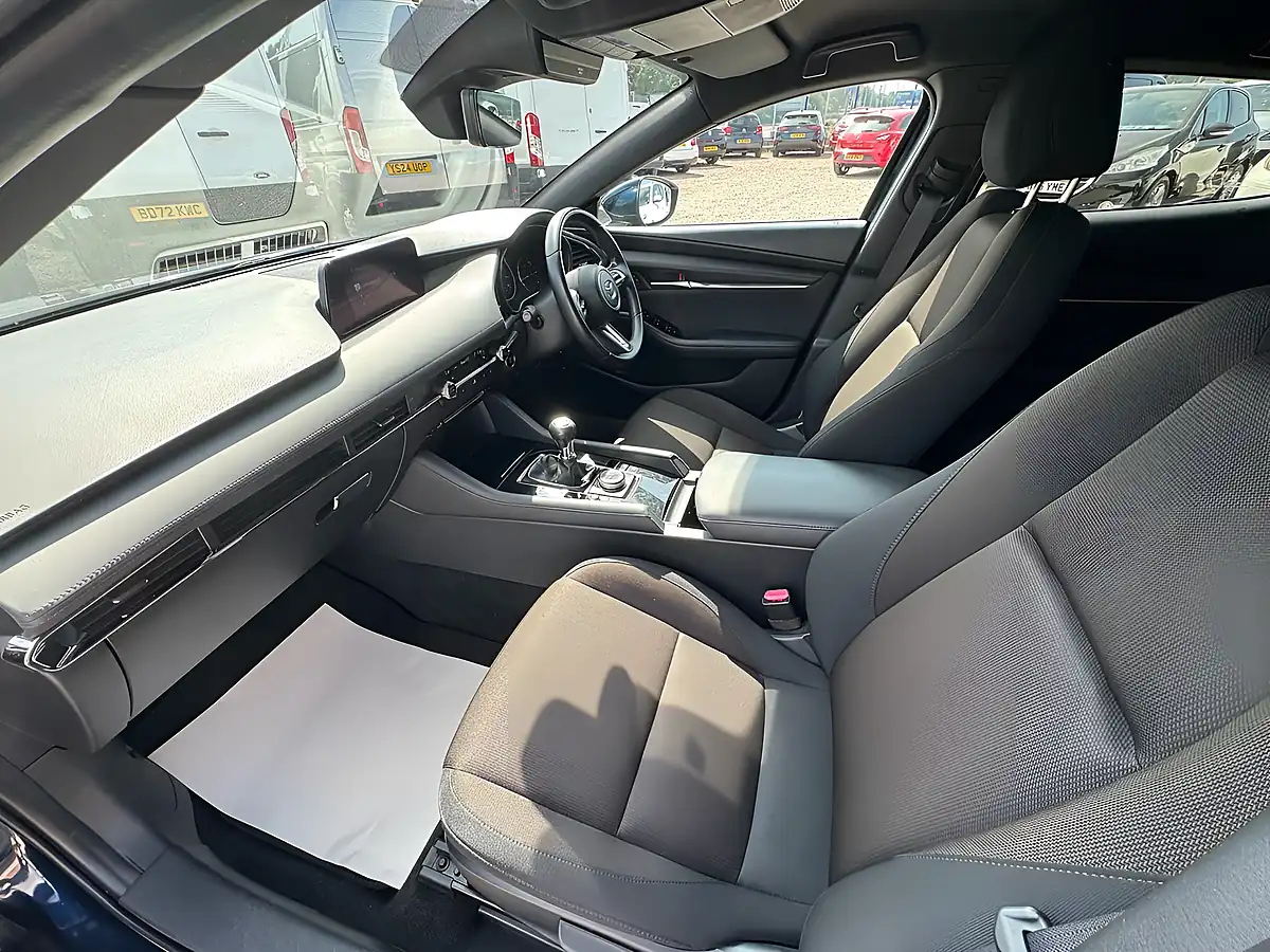 Used 2020 Mazda Mazda3 Sport Lux Blue - Interior and Exterior details 13