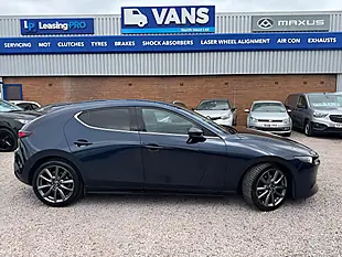 Used 2020 Mazda Mazda3 Sport Lux Blue - Interior and Exterior details 4