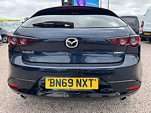 Used 2020 Mazda Mazda3 Sport Lux Blue - Interior and Exterior details 5
