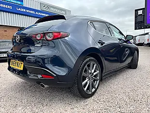 Used 2020 Mazda Mazda3 Sport Lux Blue - Interior and Exterior details 6