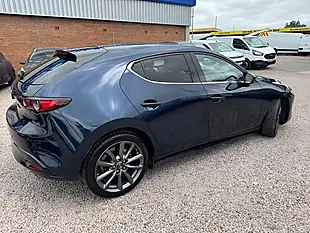 Used 2020 Mazda Mazda3 Sport Lux Blue - Interior and Exterior details 7