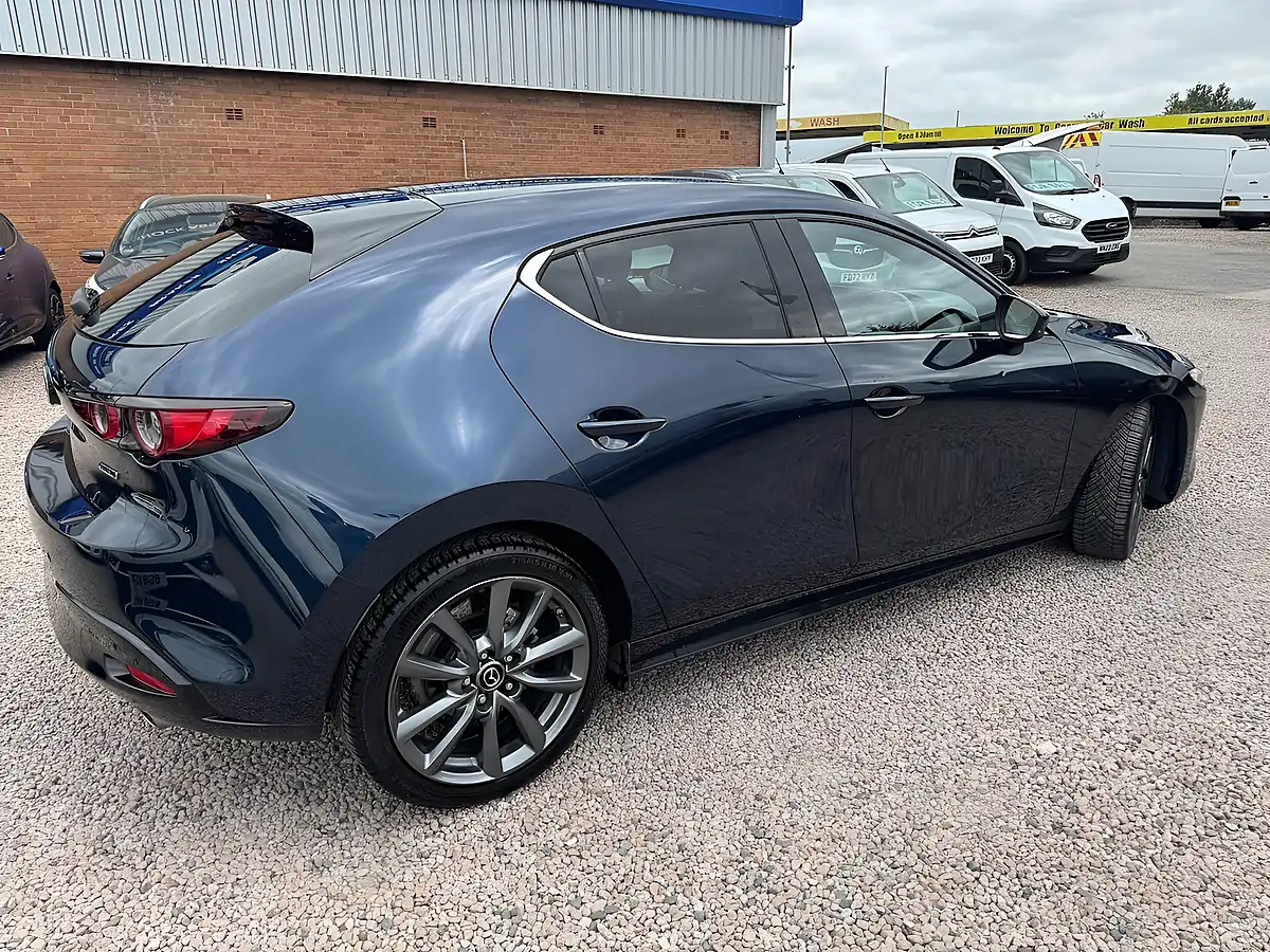 Used 2020 Mazda Mazda3 Sport Lux Blue - Interior and Exterior details 7