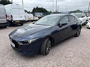 Used 2020 Mazda Mazda3 Sport Lux Blue - Interior and Exterior details 8