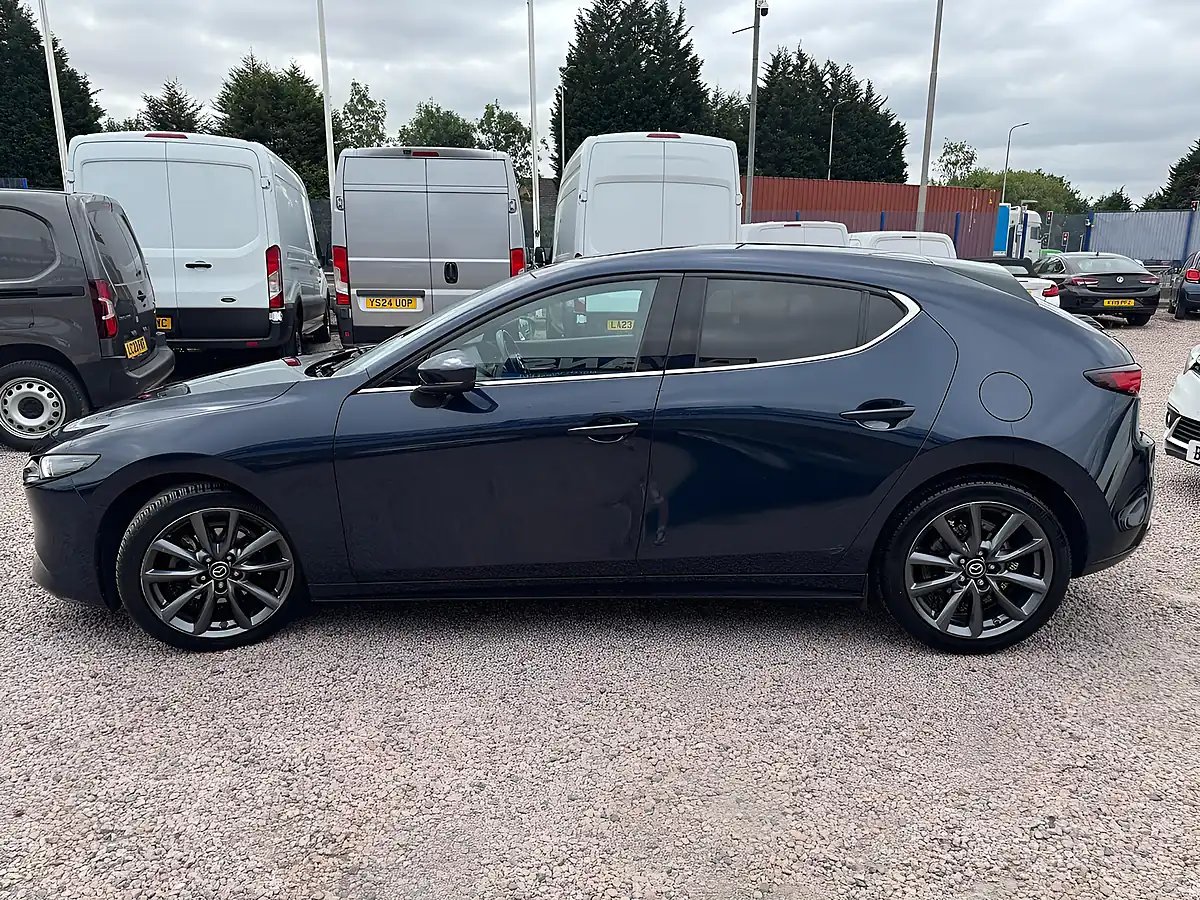 Used 2020 Mazda Mazda3 Sport Lux Blue - Interior and Exterior details 9