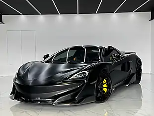 Used 2020 Mclaren 600LT Spider Black - Interior and Exterior details 2