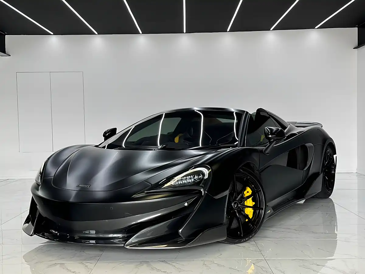 Used 2020 Mclaren 600LT Spider Black - Interior and Exterior details 2