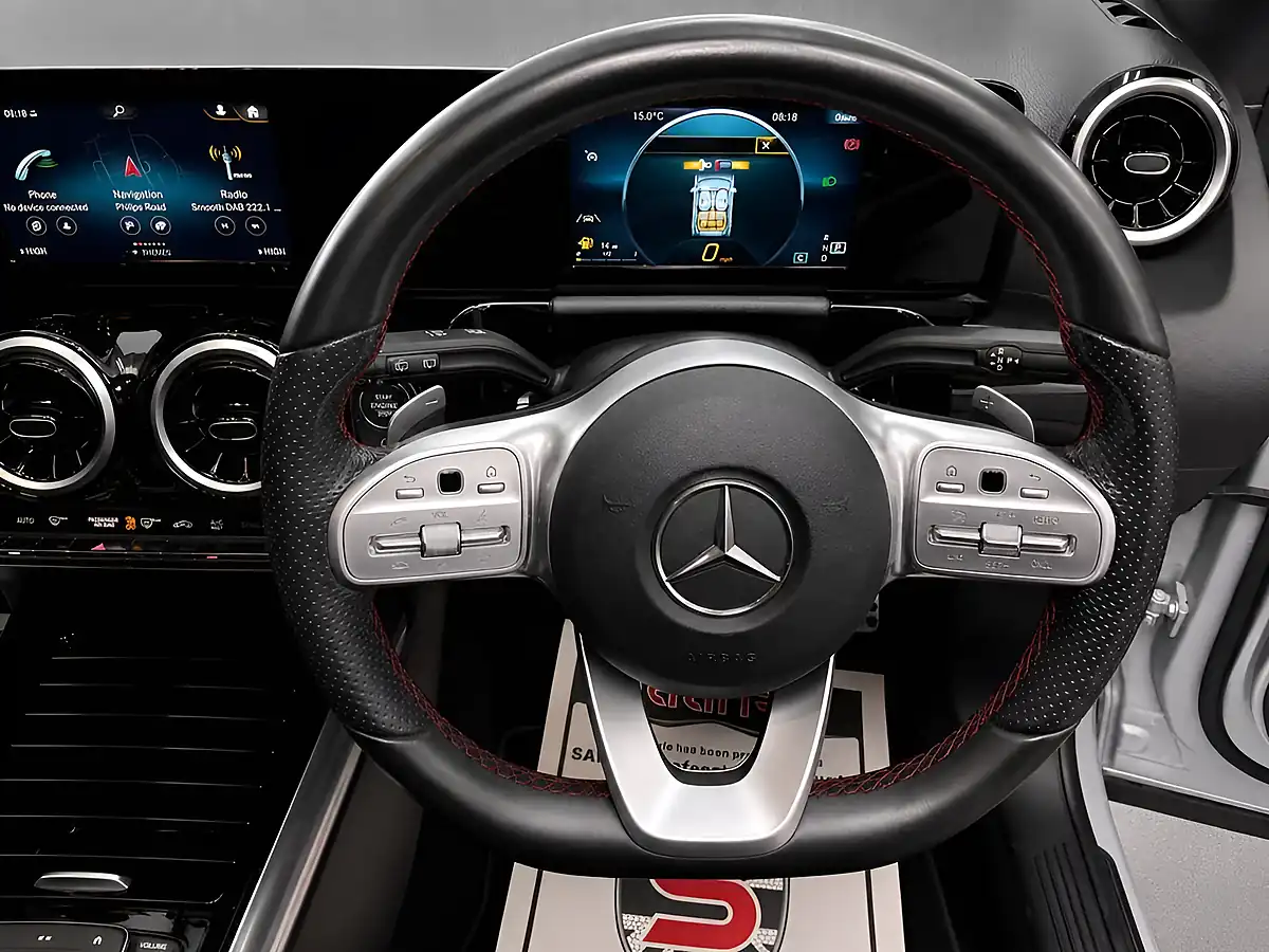 Used 2020 Mercedes-Benz 180 AMG Line Silver - Interior and Exterior details 18