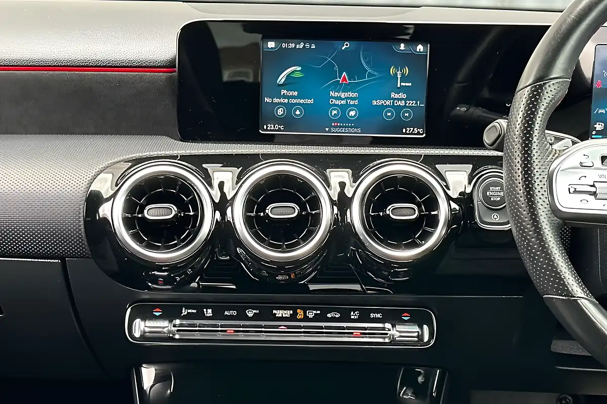 Used 2020 Mercedes-Benz a Class AMG Line Black - Interior and Exterior details 12