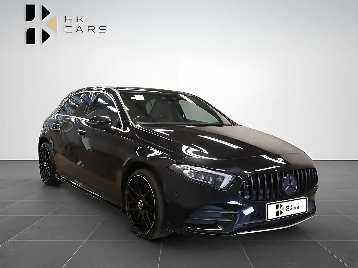 Used 2020 Mercedes-Benz a Class AMG Line Black - Front View