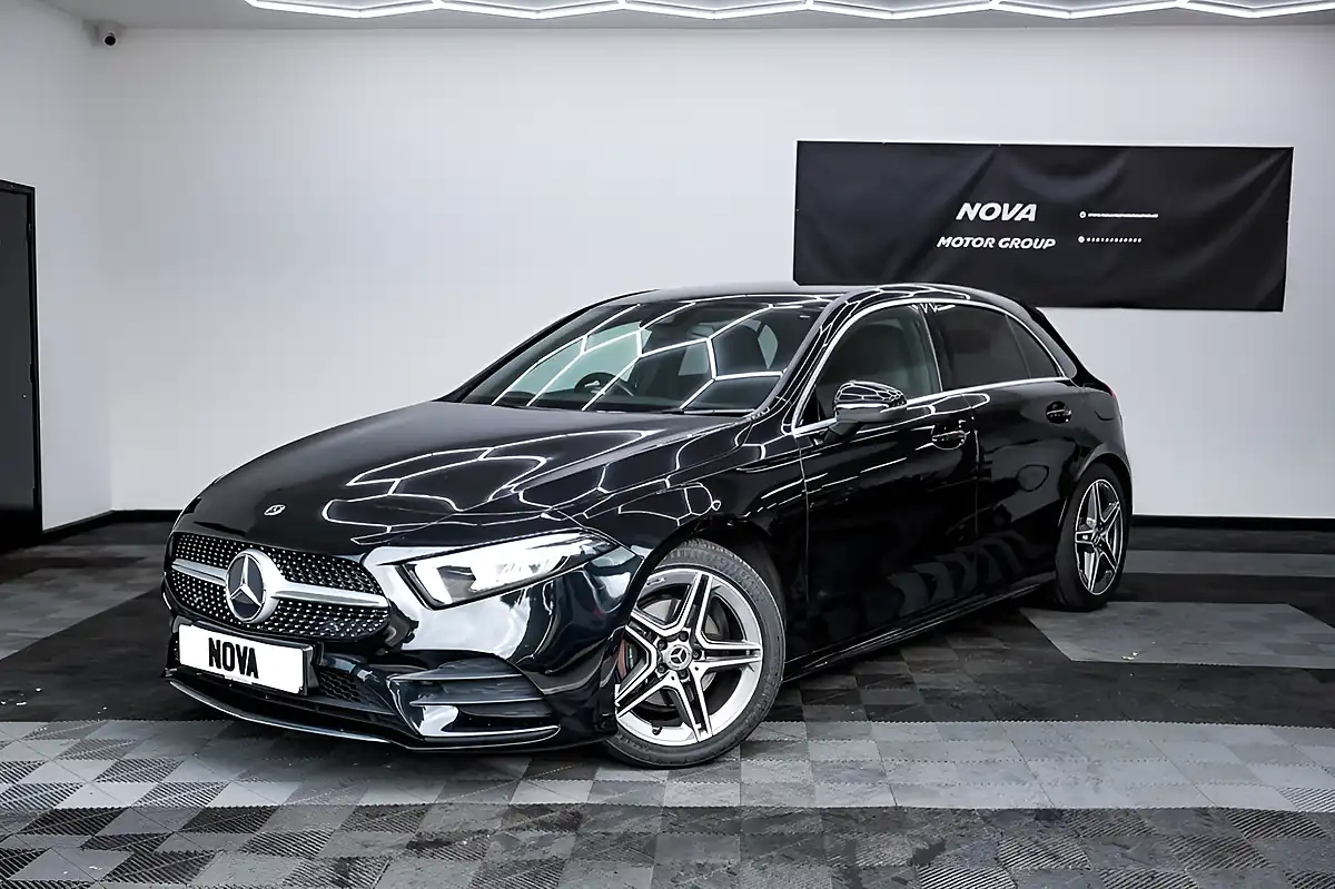 Used 2020 Mercedes-Benz a Class AMG Line Black - Interior and Exterior details 2