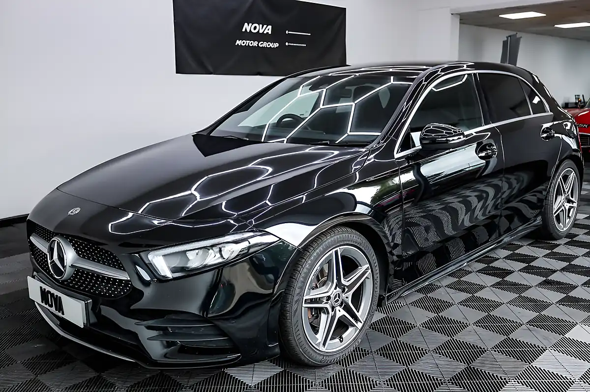 Used 2020 Mercedes-Benz a Class AMG Line Black - Interior and Exterior details 7