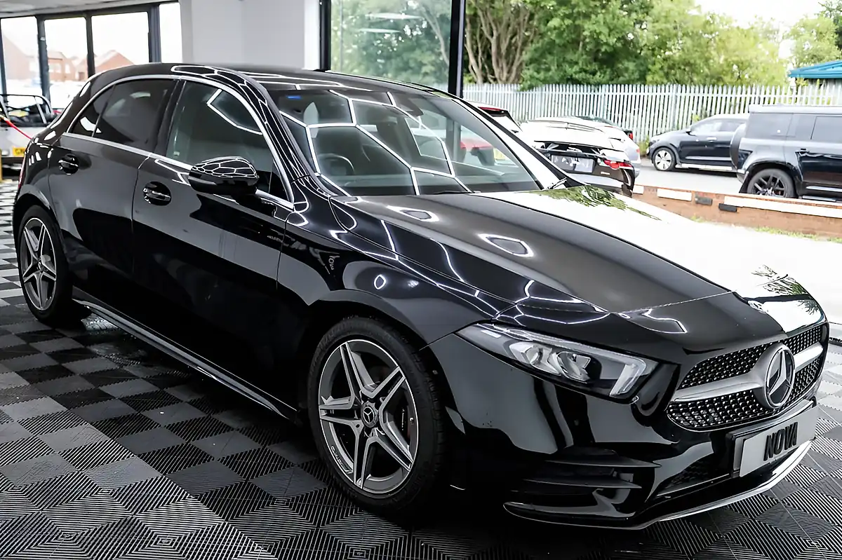Used 2020 Mercedes-Benz a Class AMG Line Black - Interior and Exterior details 9
