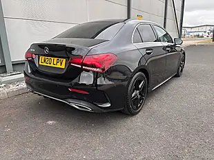 Used 2020 Mercedes-Benz a Class AMG Line (executive) Black - Interior and Exterior details 10