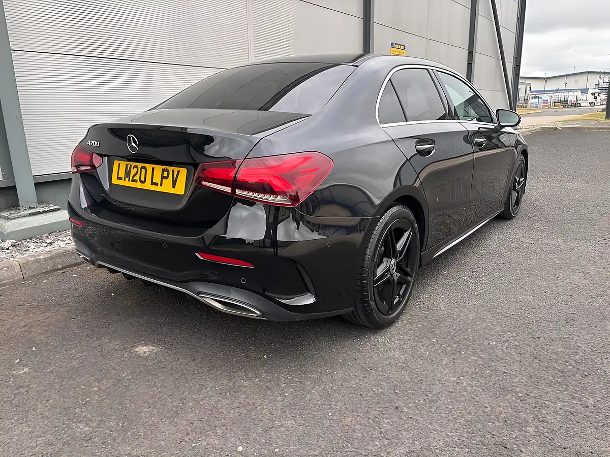 Used 2020 Mercedes-Benz a Class AMG Line (executive) Black - Interior and Exterior details 10