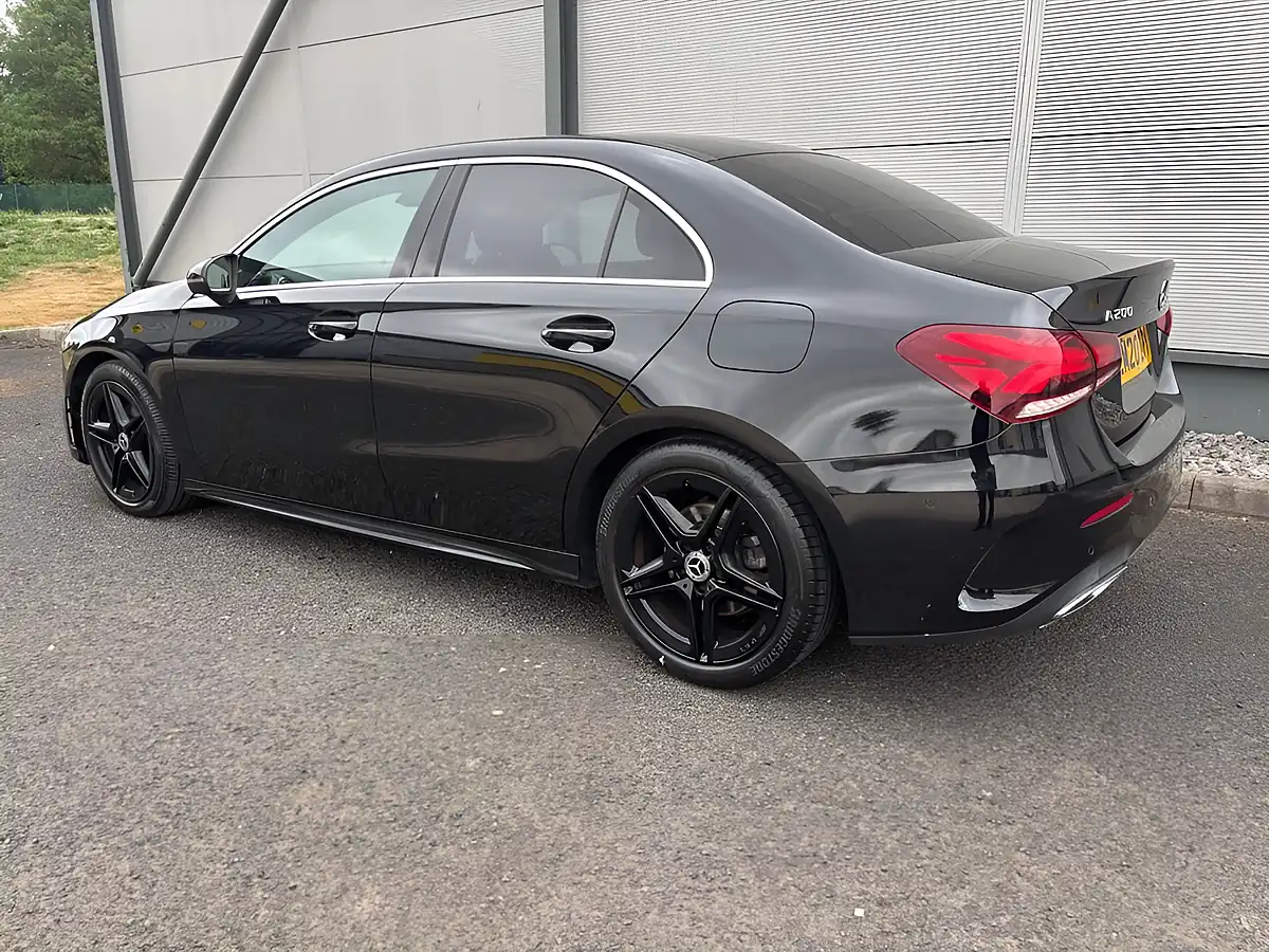Used 2020 Mercedes-Benz a Class AMG Line (executive) Black - Interior and Exterior details 11