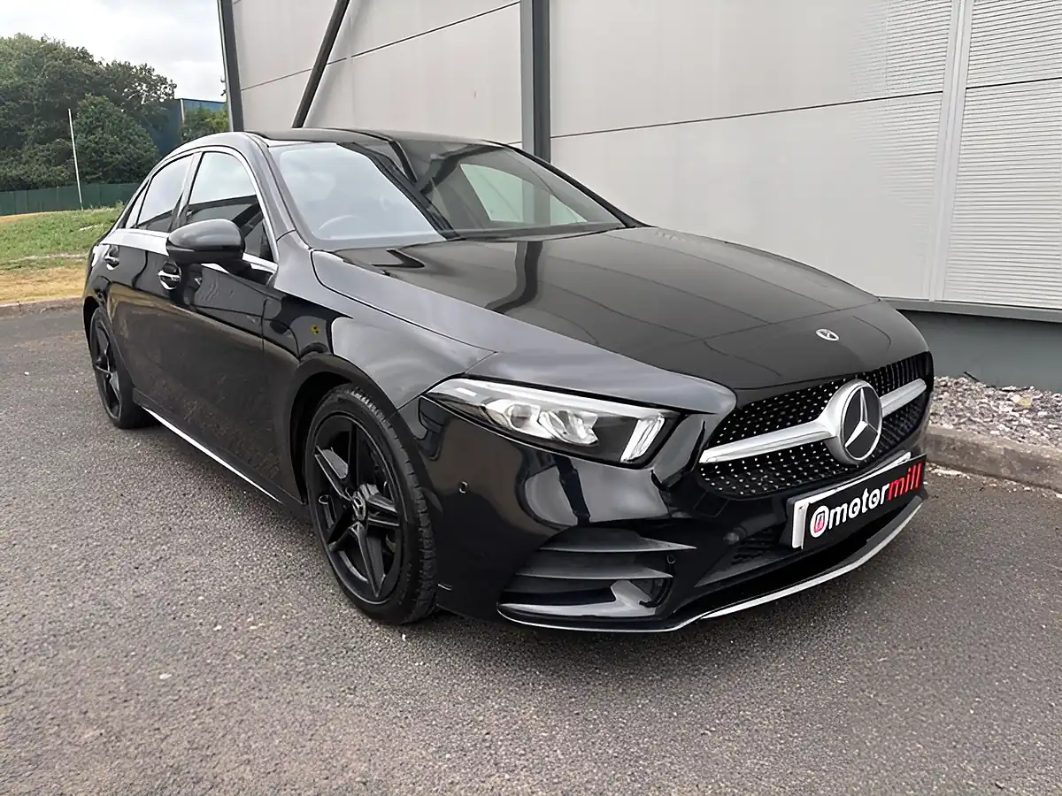 Used 2020 Mercedes-Benz a Class AMG Line (executive) Black - Interior and Exterior details 2