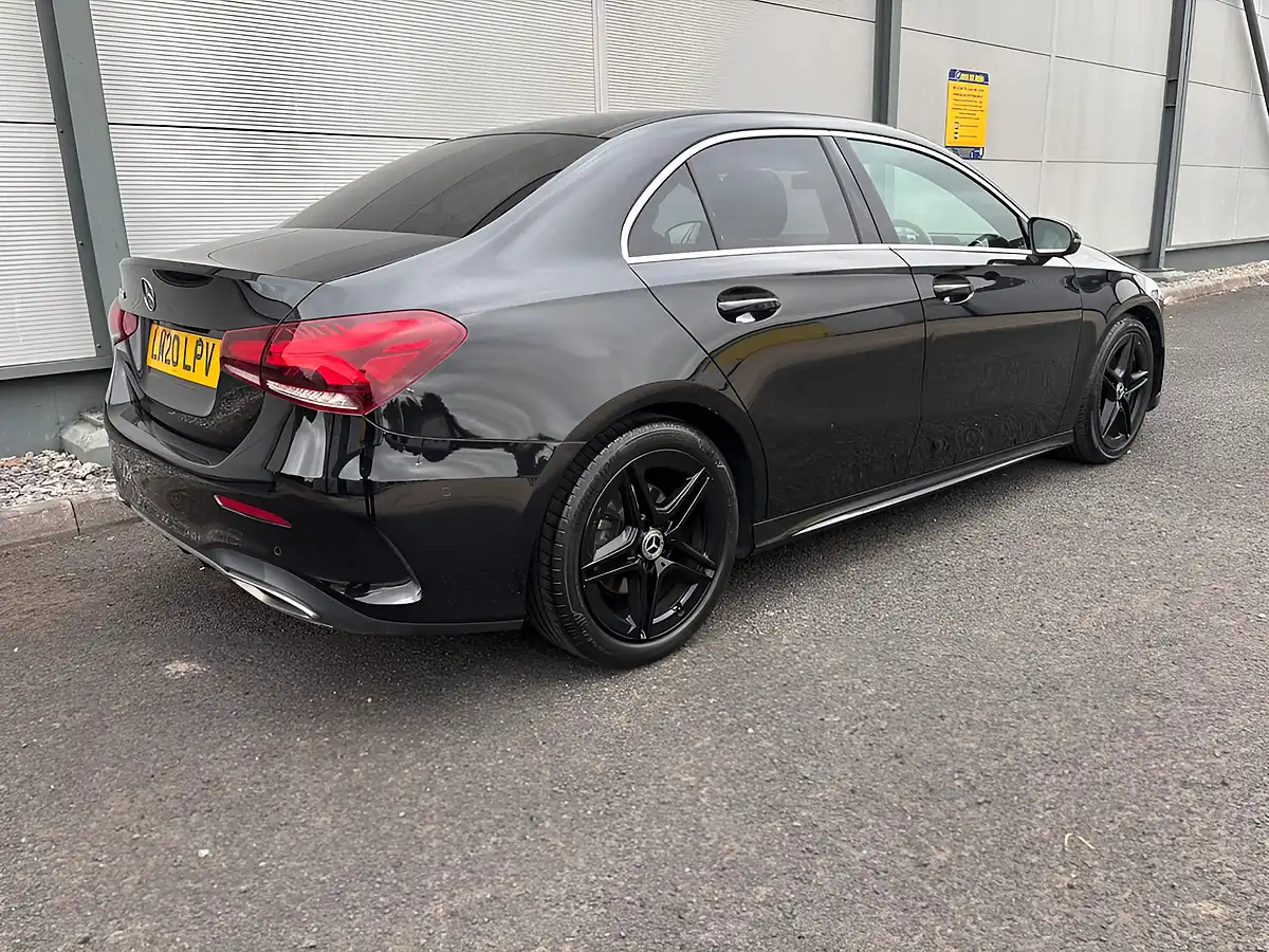 Used 2020 Mercedes-Benz a Class AMG Line (executive) Black - Interior and Exterior details 9