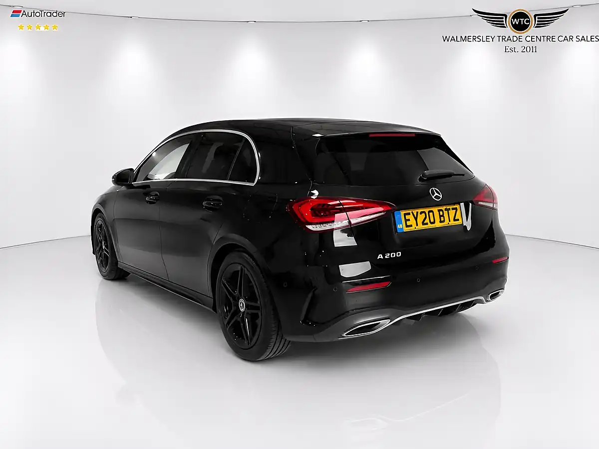 Used 2020 Mercedes-Benz a Class AMG Line (executive) Black - Interior and Exterior details 6