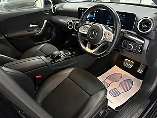 Used 2020 Mercedes-Benz a Class AMG Line (executive) Black - Interior and Exterior details 9