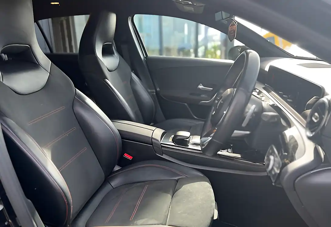 Used 2020 Mercedes-Benz a Class AMG Line Executive Cosmos Black - Interior and Exterior details 12
