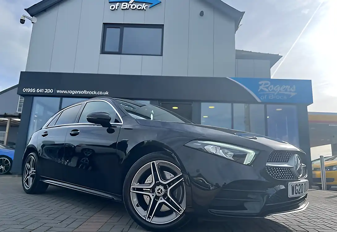 Used 2020 Mercedes-Benz a Class AMG Line Executive Cosmos Black - Interior and Exterior details 2