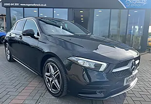 Used 2020 Mercedes-Benz a Class AMG Line Executive Cosmos Black - Interior and Exterior details 4