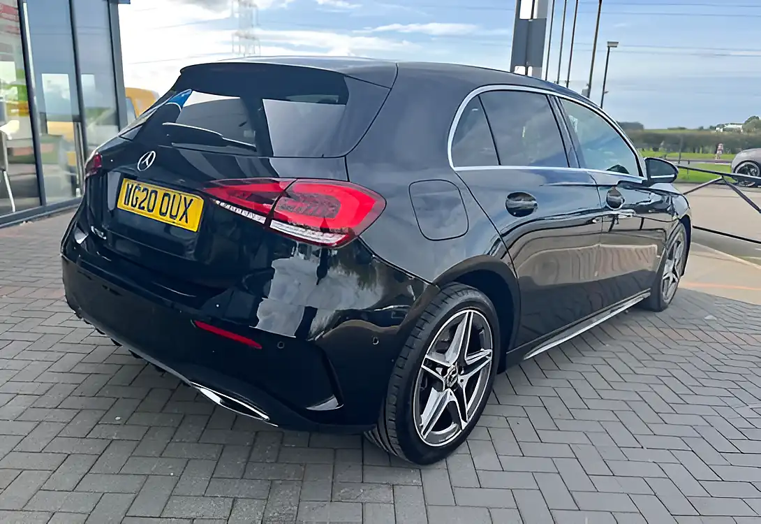 Used 2020 Mercedes-Benz a Class AMG Line Executive Cosmos Black - Interior and Exterior details 6
