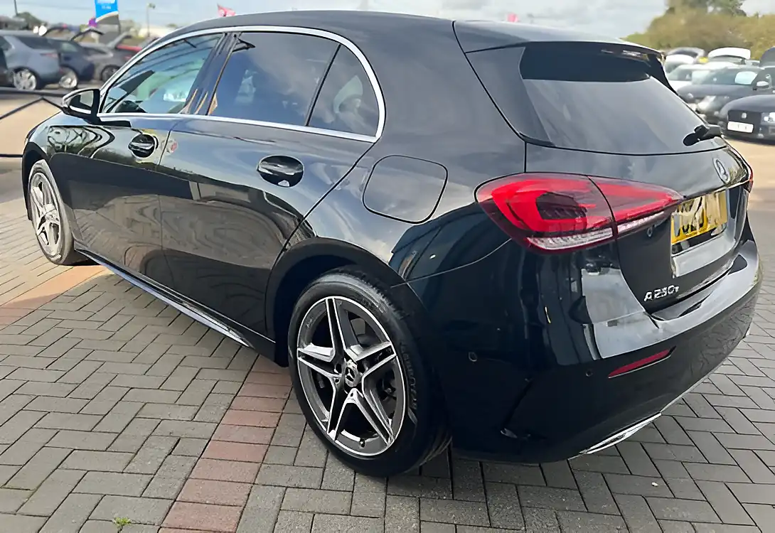 Used 2020 Mercedes-Benz a Class AMG Line Executive Cosmos Black - Interior and Exterior details 8
