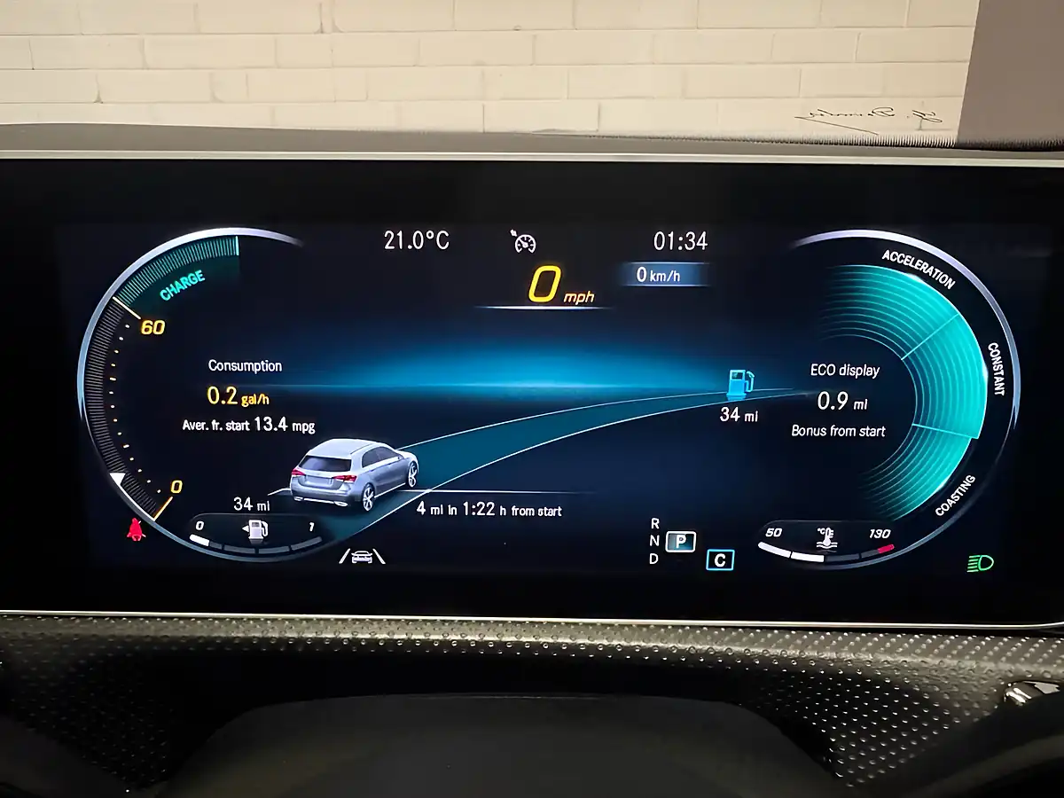 Used 2020 Mercedes-Benz a-Class AMG Line (executive) Grey - Interior and Exterior details 15
