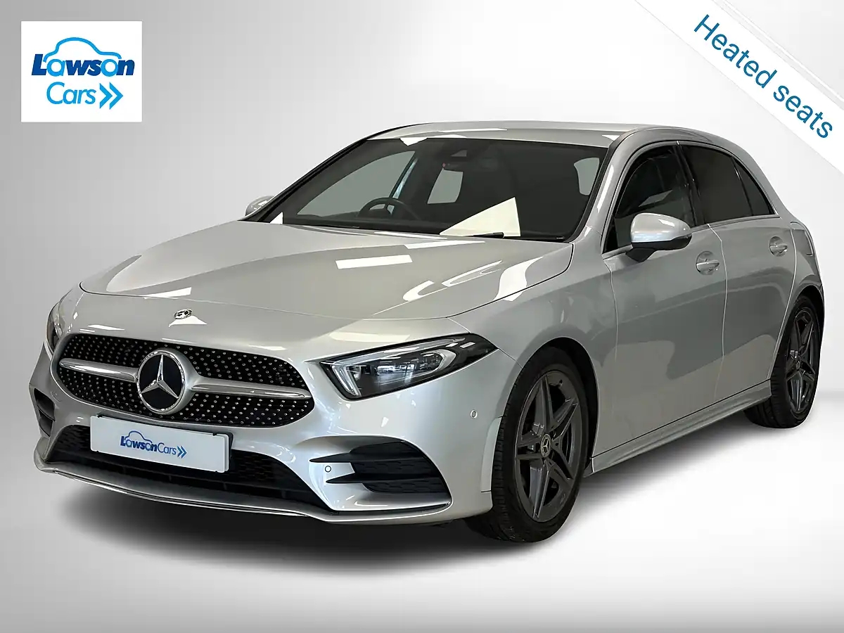 Used 2020 Mercedes-Benz a Class AMG Line (executive) Iridium Silver - Front View
