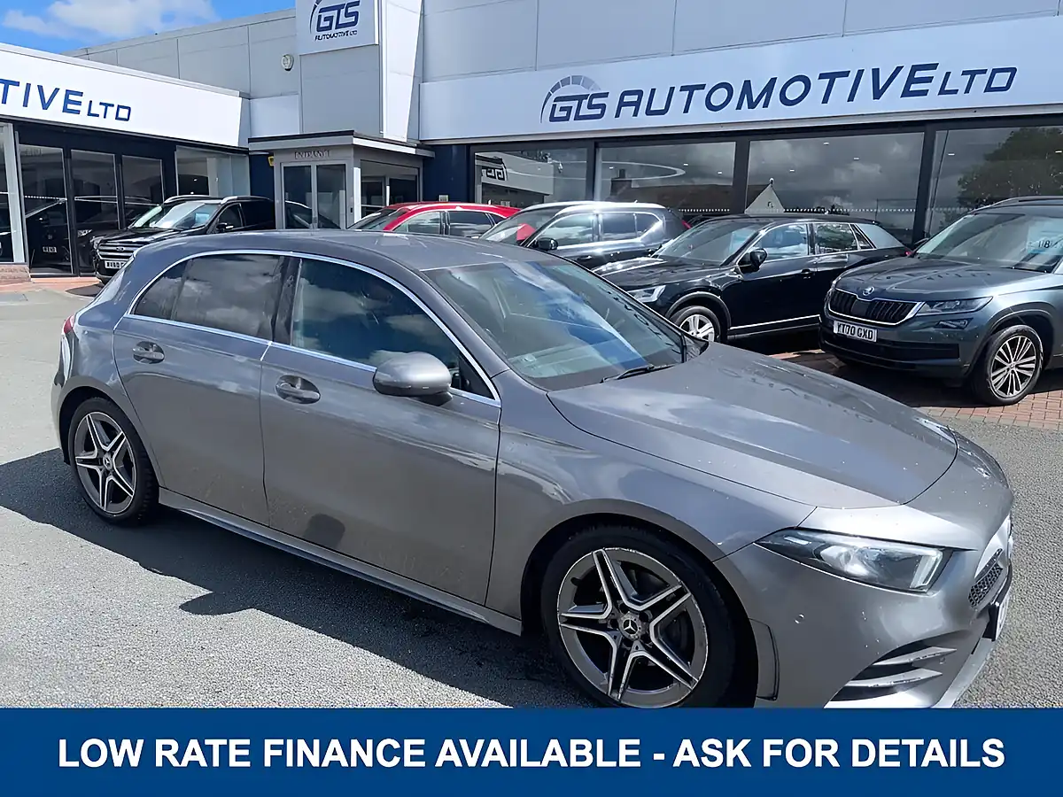 Used 2020 Mercedes-Benz a Class AMG Line Executive Mountain Grey - Front View