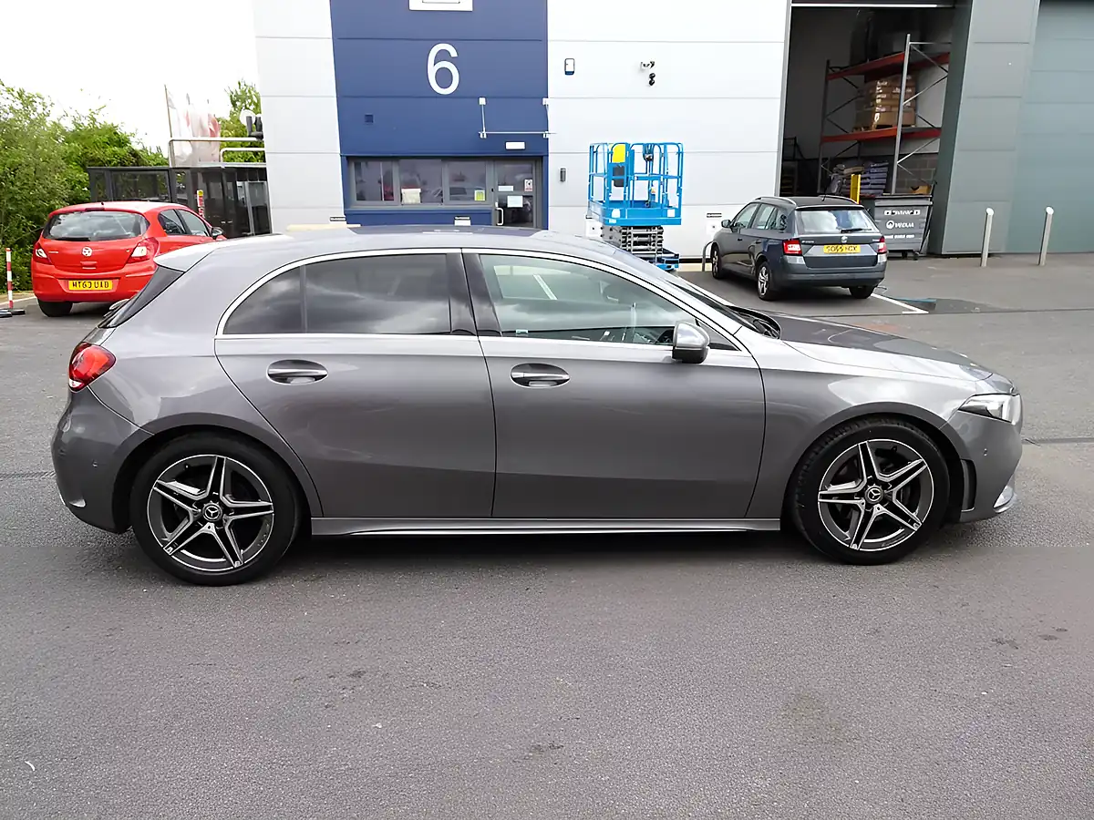 Used 2020 Mercedes-Benz a Class AMG Line Executive Mountain Grey - Interior and Exterior details 5