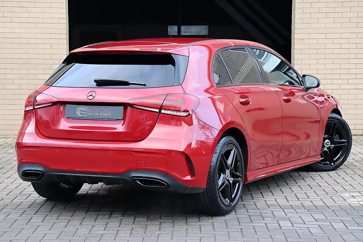 Used 2020 Mercedes-Benz a-Class AMG Line Executive Patagonia Red - Interior and Exterior details 3