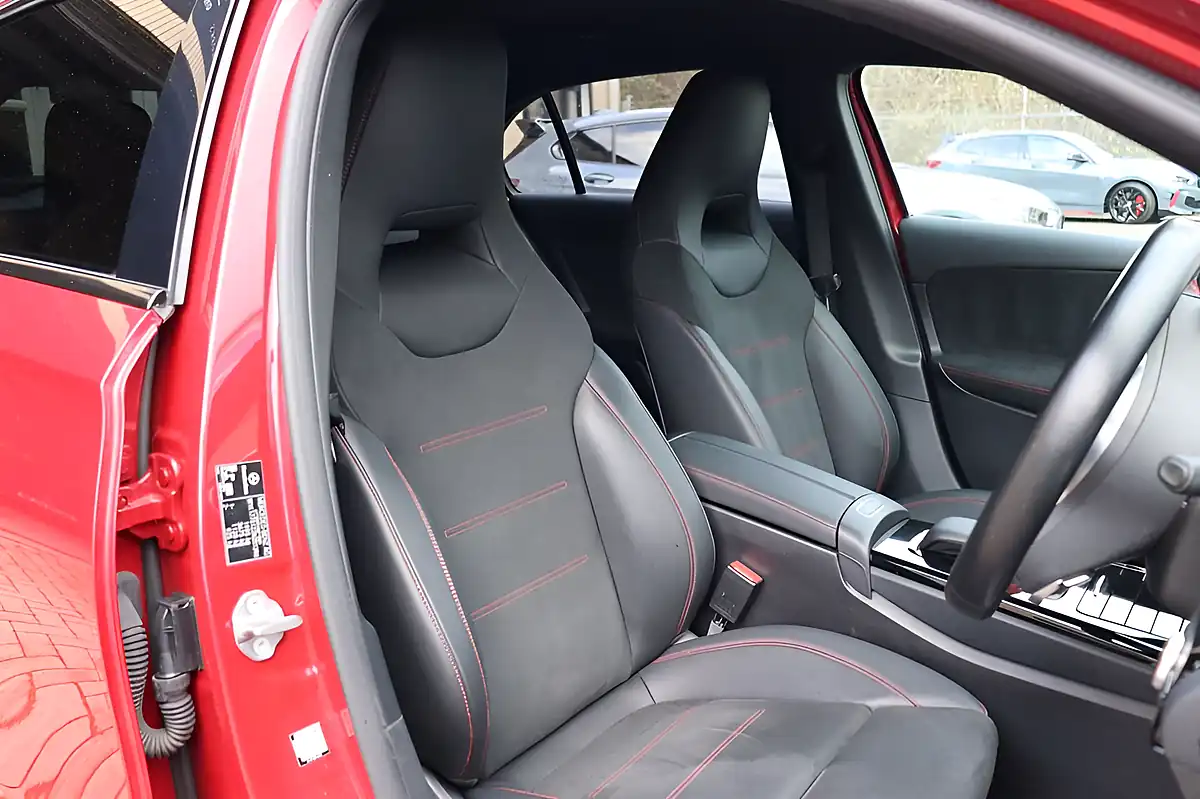 Used 2020 Mercedes-Benz a-Class AMG Line Executive Patagonia Red - Interior and Exterior details 4