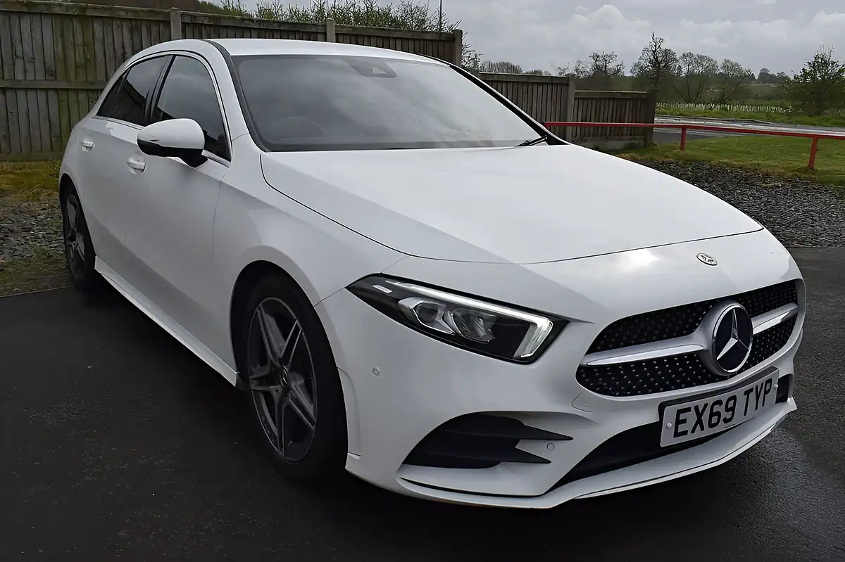 Used 2020 Mercedes-Benz a-Class AMG Line Executive Polar White - Interior and Exterior details 10