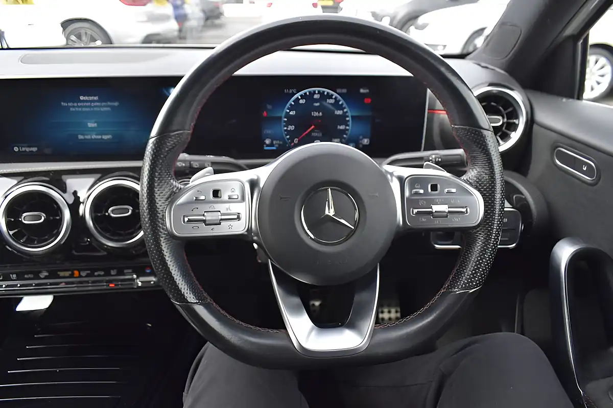 Used 2020 Mercedes-Benz a-Class AMG Line Executive Polar White - Interior and Exterior details 19