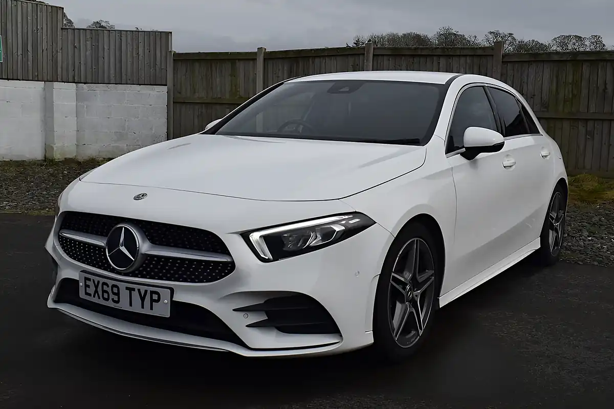 Used 2020 Mercedes-Benz a-Class AMG Line Executive Polar White - Interior and Exterior details 3