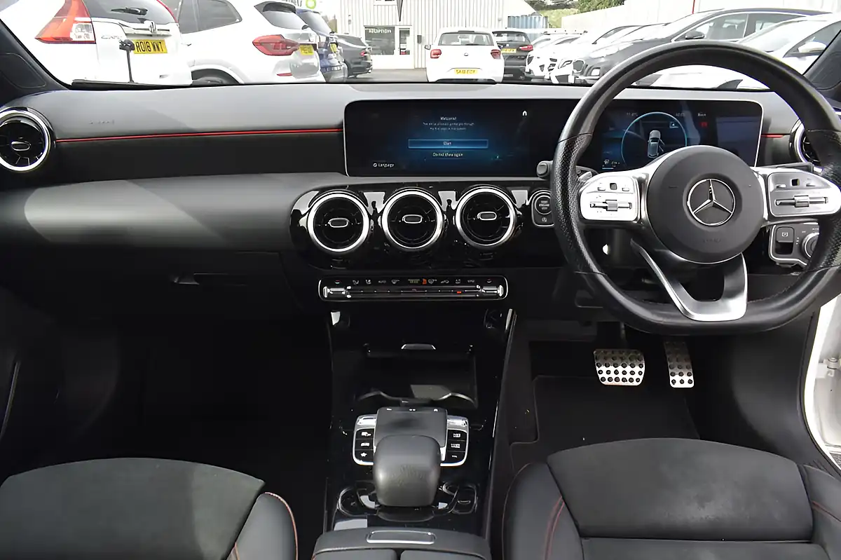 Used 2020 Mercedes-Benz a-Class AMG Line Executive Polar White - Interior and Exterior details 8