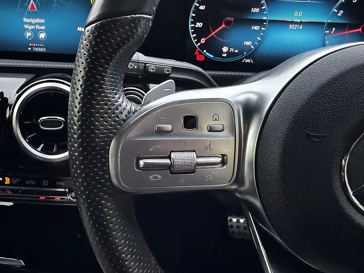 Used 2020 Mercedes-Benz a-Class AMG Line Executive White - Interior and Exterior details 11