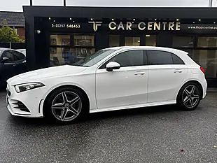 Used 2020 Mercedes-Benz a-Class AMG Line Executive White - Interior and Exterior details 2